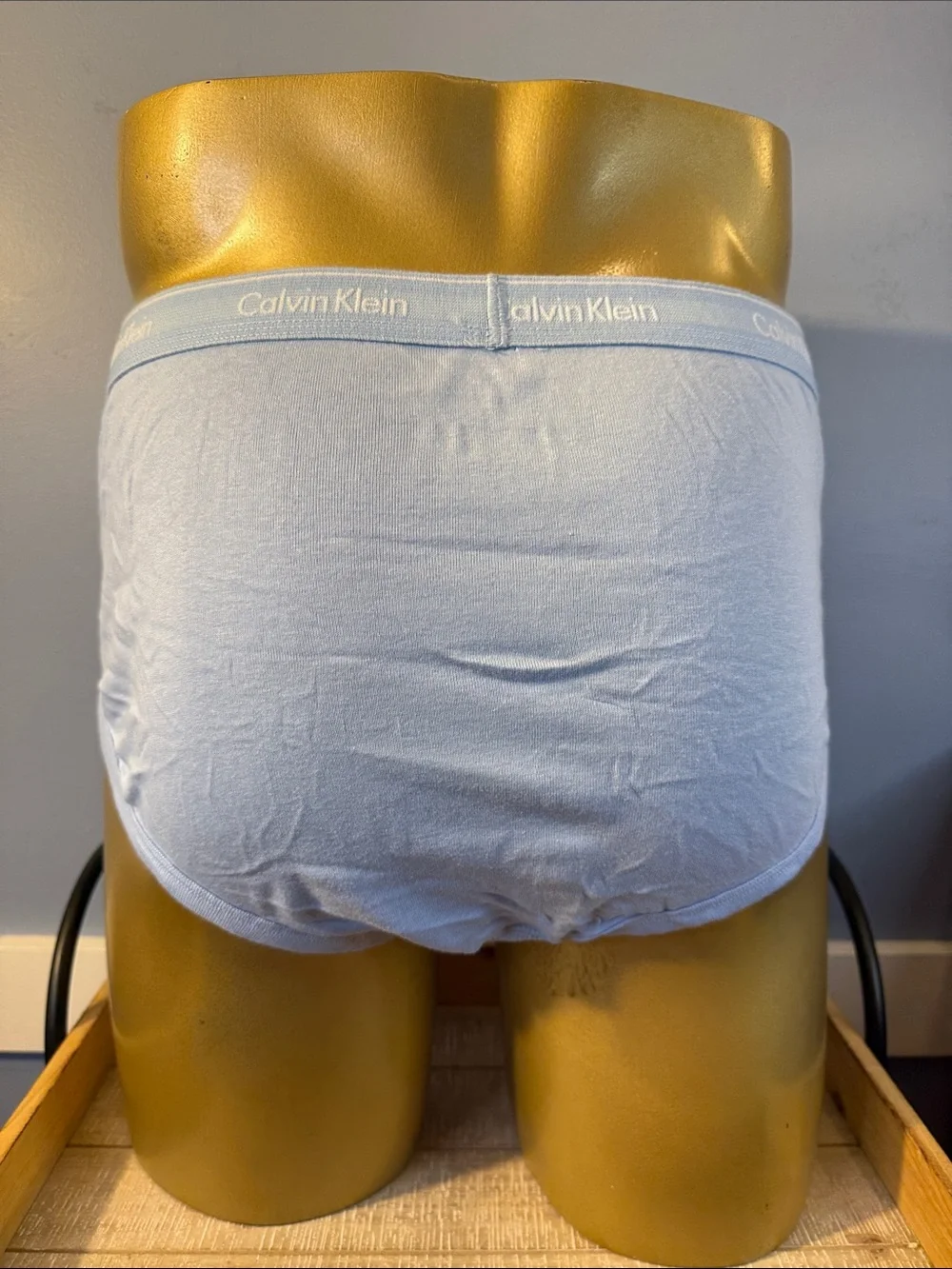 Calvin Klein Baby Blue Cotton Briefs XL